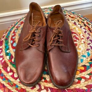 Brooks Brothers Classic Brown Leather Shoes made in England
